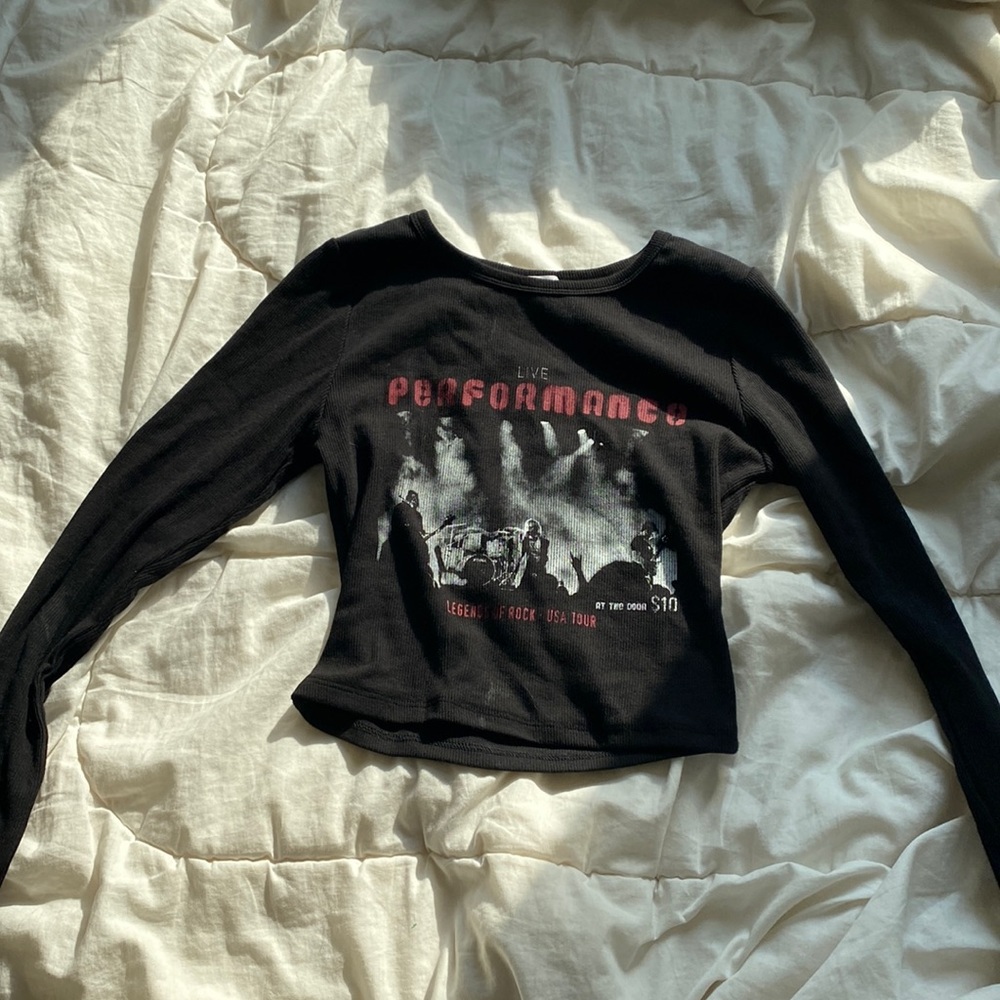 Garage graphic long sleeve size small